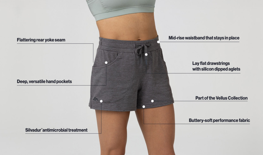 Women’s Vellus Shorts Informational